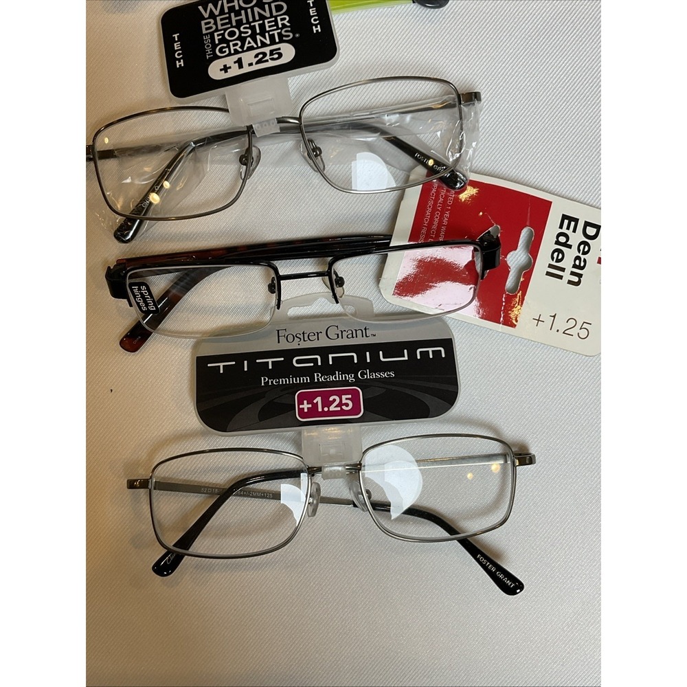Lot Of 4 Reading Glasses +1.25 - Picture 2 of 4